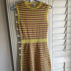 Missoni knit dress with under layer